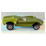 Vintage Hot Wheels Redlines Turbofire in Metallic Neon Green