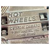 Set of 4 Vintage Redline Hot Wheels Cars - 2 Custom Camaro, Classic Volkswagen, 31 Ford Woody