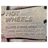 Set of 4 Vintage Redline Hot Wheels Cars - 2 Custom Camaro, Classic Volkswagen, 31 Ford Woody