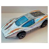 Vintage Hot Wheels Redlines Tri-Baby and Large Charge Diecast Cars