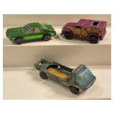 Set of 5 Vintage Redline Hot Wheels Cars - Custom AMX, The Heavyweights, Funny Money
