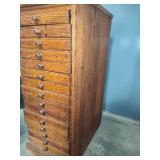 Antique Printers / Jewelry Cabinet