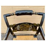 Pair of L. Hitchcock Cane/Rush Seat Chairs