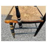 Pair of L. Hitchcock Cane/Rush Seat Chairs