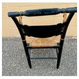 Pair of L. Hitchcock Cane/Rush Seat Chairs