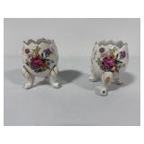 Set of Vintage "Cracked Egg" Vases