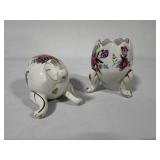 Set of Vintage "Cracked Egg" Vases