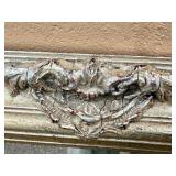 Huge Wood Framed Mirror in Antique Silver/Gold Finish