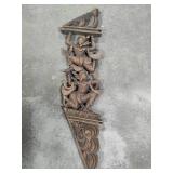 Hand Carved Asian Inspired Corbel