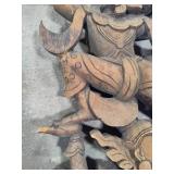 Hand Carved Asian Inspired Corbel