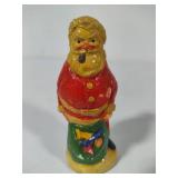 Hand Carved Chalkware Santa