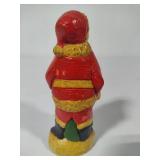 Hand Carved Chalkware Santa