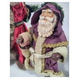 Old World Santa Figurines and Tree Toppers