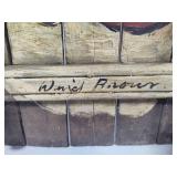 Hand Painted Wood Sled