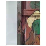 Hand Painted Wood Sled