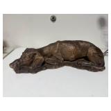 Large Sleeping Dog Sculpture