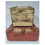 Wooden Mailbox & Storage Box