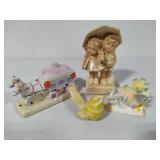 Vintage Collectibles Including Chalkware & Porcelain
