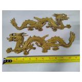 Brass Dragon Wall Decor