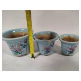 Hand Painted Ceramic Pot Set