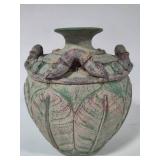 Chinoiserie Pottery Vase