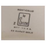 Salem China "Monticello" Pattern Accessory Pieces