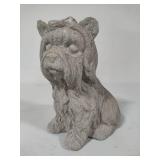 Concrete Terrier Yard Decor