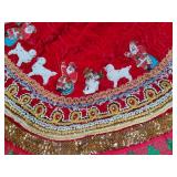 Vintage Beaded Tree Skirt