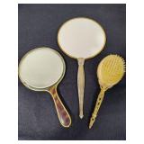 Vintage Vanity Mirrors/Brush