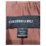 Brown Leather Jacket Colleen Lopez 1X