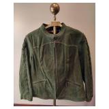 Green Soft Leather Jacket OSO Casuals 2X