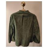 Green Soft Leather Jacket OSO Casuals 2X
