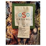 Green Soft Leather Jacket OSO Casuals 2X