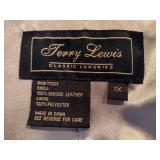 Silver Tone Leather Jacket - Terry Lewis 1X