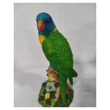 Bird Books and Parrot Statue