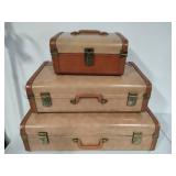 Vintage Nesting Suitcases