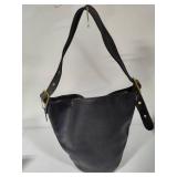 Coach Bucket Purse w/Gold Accents