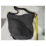 Coach Bucket Purse w/Gold Accents