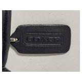 Coach Black Leather Shoulder Bag