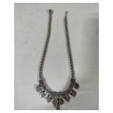 Weiss Black Rhinestone Necklace