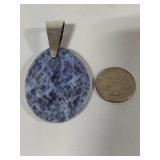 925 Jay King Sodalite Sterling Pendant & Matching Bracelet