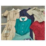 Lot of Vintage Ladies Dresses