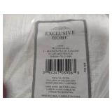 Four New Curtain Panels w/Gold Tassels