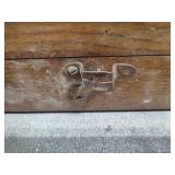 Old Wood Map/Travel Box