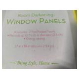 Rainbow Room Darkening Window Panels (27" x 84")