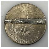 1971 Plain no Mint Mark Eisenhower One Dollar Coins