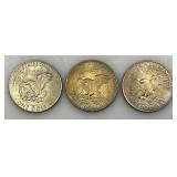 1972 Plain No Mint Mark Eisenhower One Dollar Coins