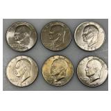 1972 D Eisenhower One Dollar Coins