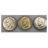 1972 D Eisenhower One Dollar Coins