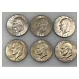 1978 No Mint Mark Eisenhower One Dollar Coins